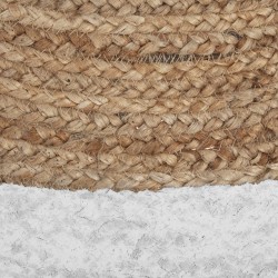 Tapis rond en jute D120 - 2 coloris