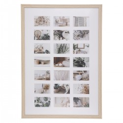 Cadre Photo Loft en Bois de manguier 40 x 50 cm - Toiles et cadres déco -  Décomania