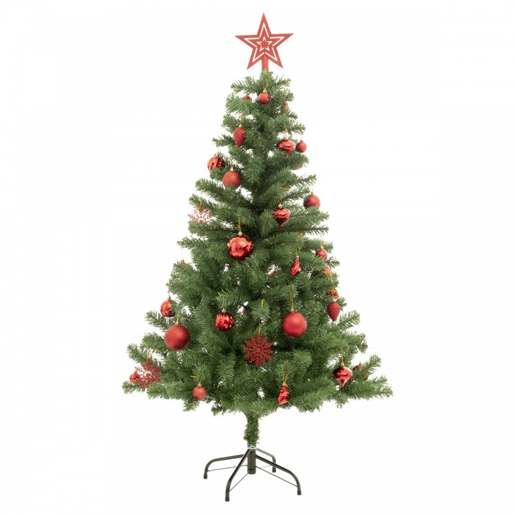 Kit "Mon joli sapin" 150 cm et ses 39 décorations