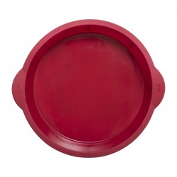 Moule à cannelés Ø3,5x3,5cm silicone rouge 17,5x30cm - RETIF